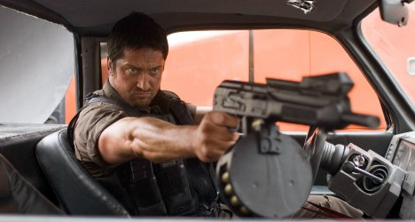 Gerard Butler pulls out the big guns as Kable in "Gamer."