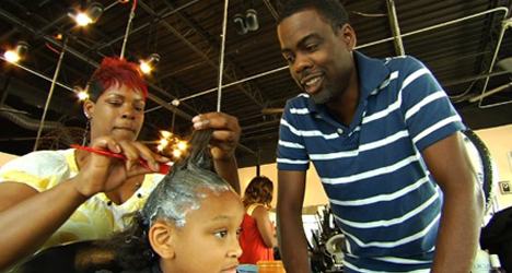 Chris Rock learns about relaxer in "Good Hair."