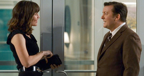 Ricky Gervais and Jennifer Garner star in "The Invention of Lying."