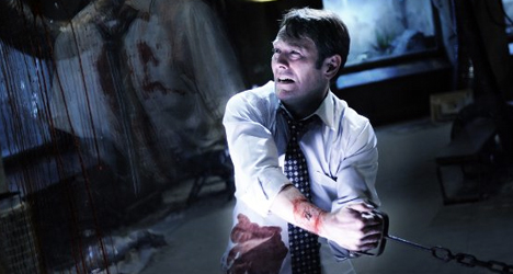 William (Peter Outerbridge) isn't having that great of a day in "Saw VI."