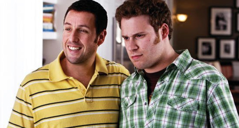 Adam Sandler and Seth Rogen star in director/writer Judd Apatow's third film "Funny People."