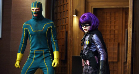 Aaron Johnson and Chloe Moretz star in "Kick-Ass."