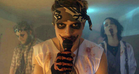 The Young Torture Killaz, a satire on the Insane Clown Posse, perform in "Hellaware."