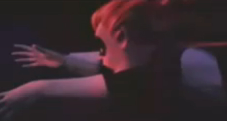 In The Incredibles, Syndrome gets sucked in by a plane engine.