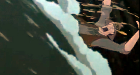 Percival C. McLeach takes a swim in The Rescuers Down Under.