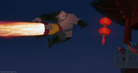 Shaun Yu goes boom in Mulan.