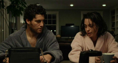 Adam Pally and Rosa Salazar star in "Night Owls."